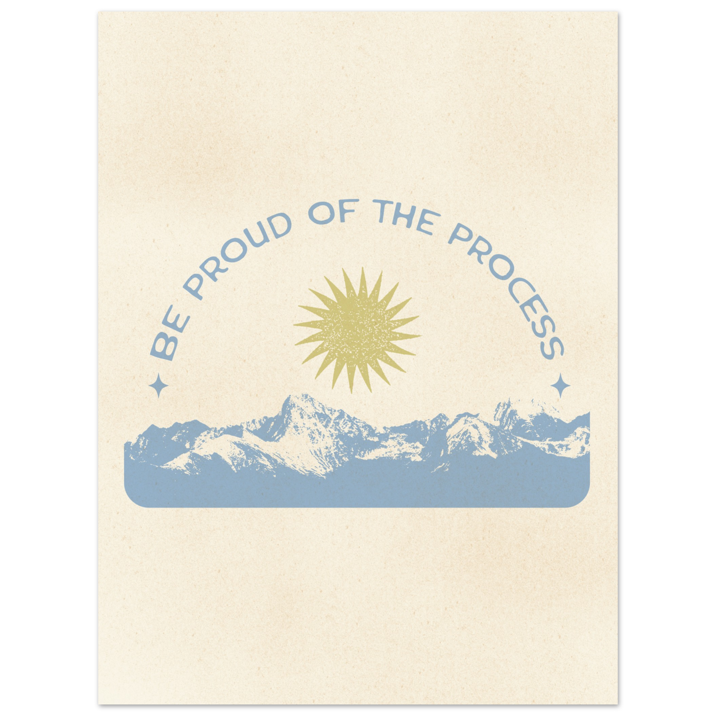 Be Proud of the Process – Print