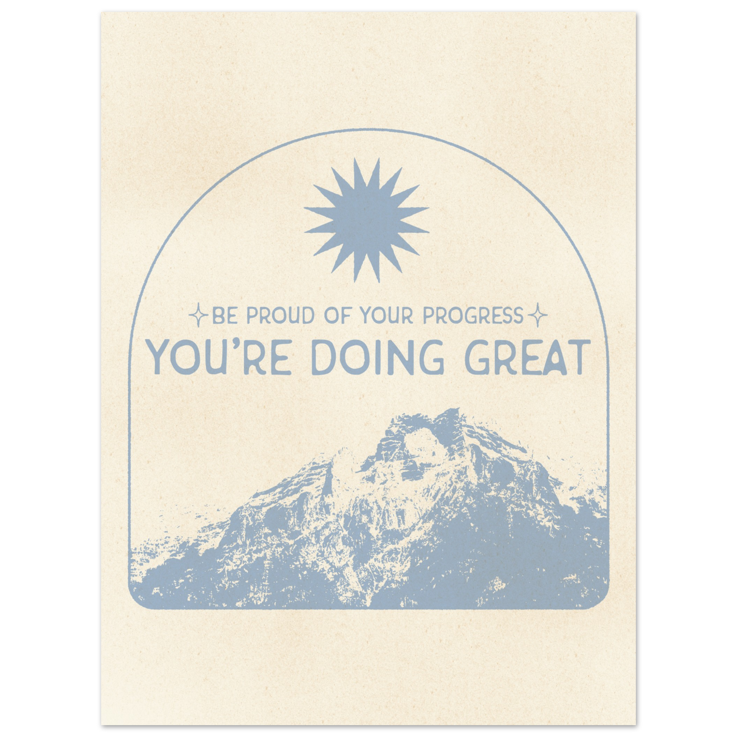 Be Proud of Your Progress – Print