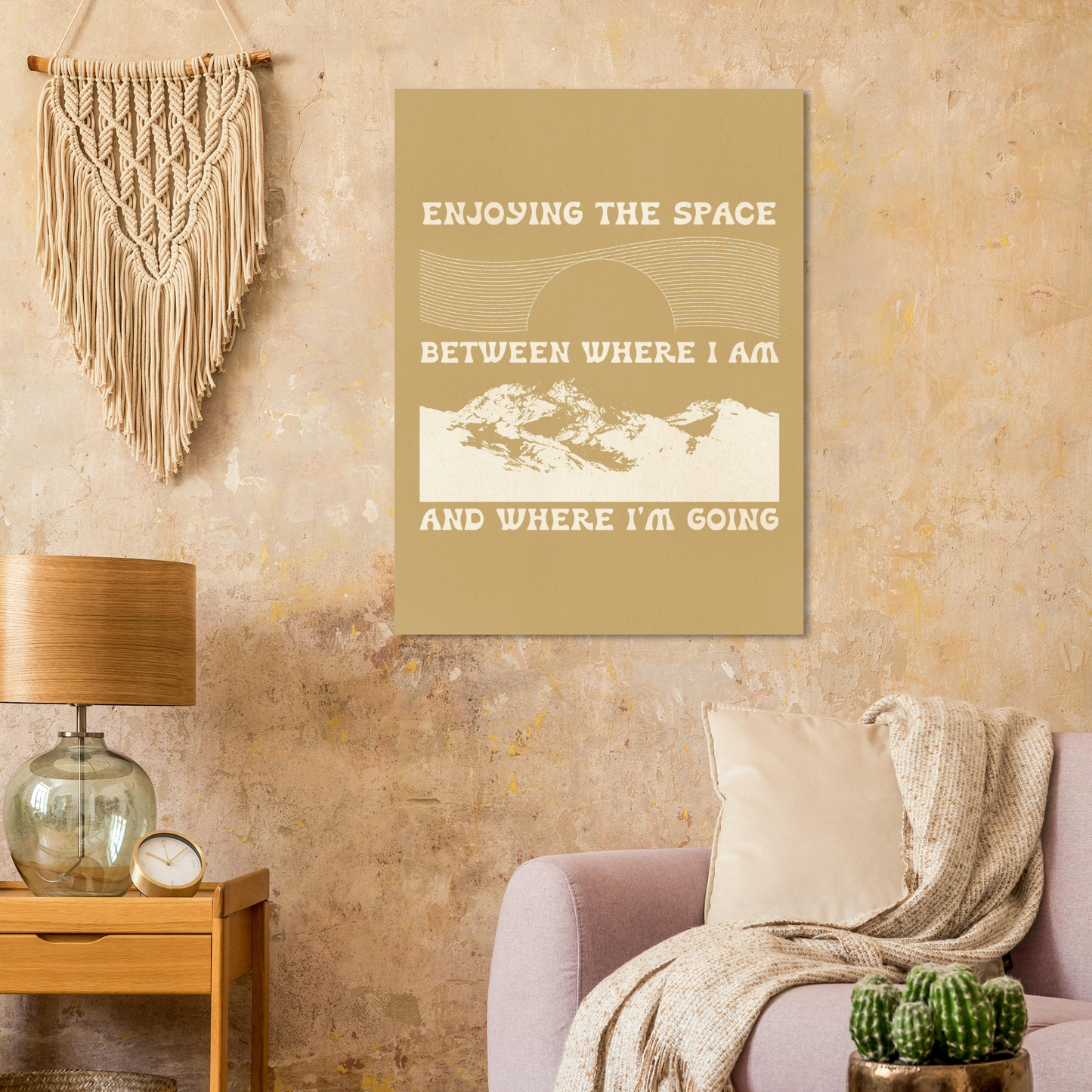 Enjoying the Space Between Where I Am and Where I'm Going – Print