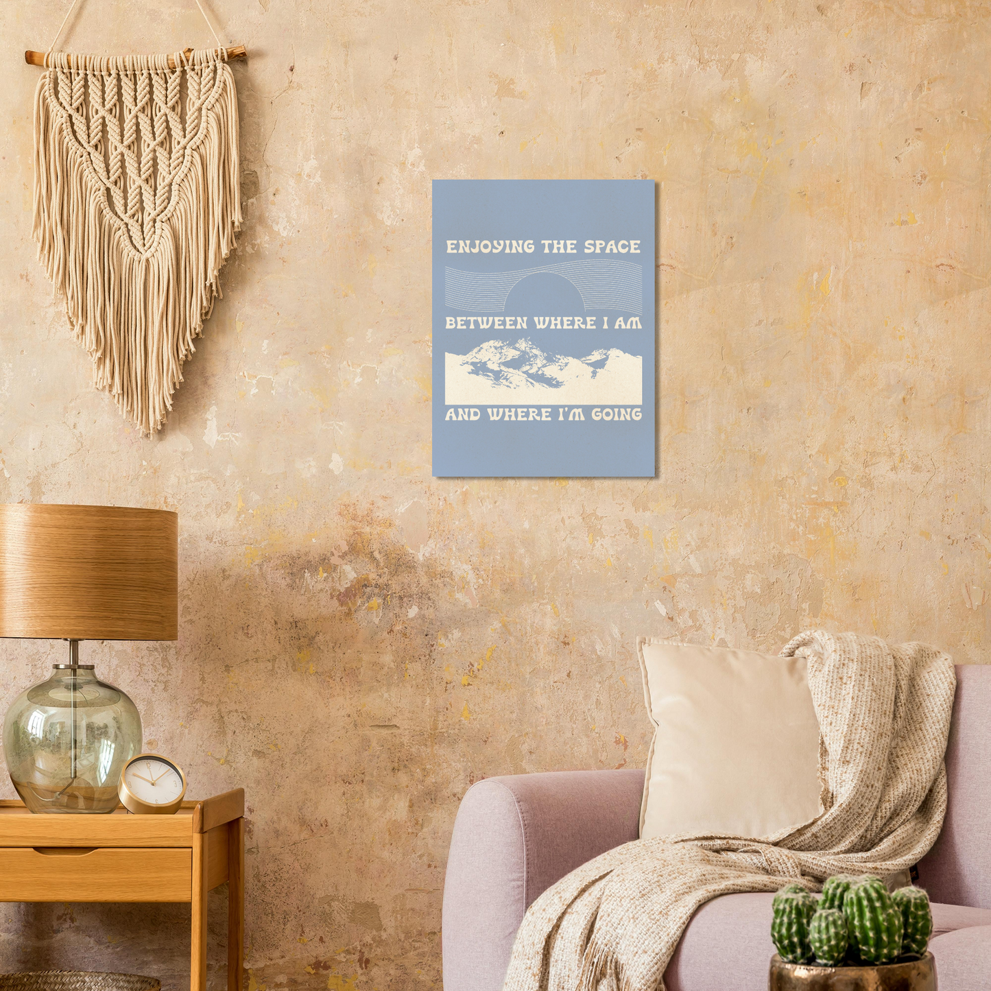 Enjoying the Space Between Where I Am and Where I'm Going – Print