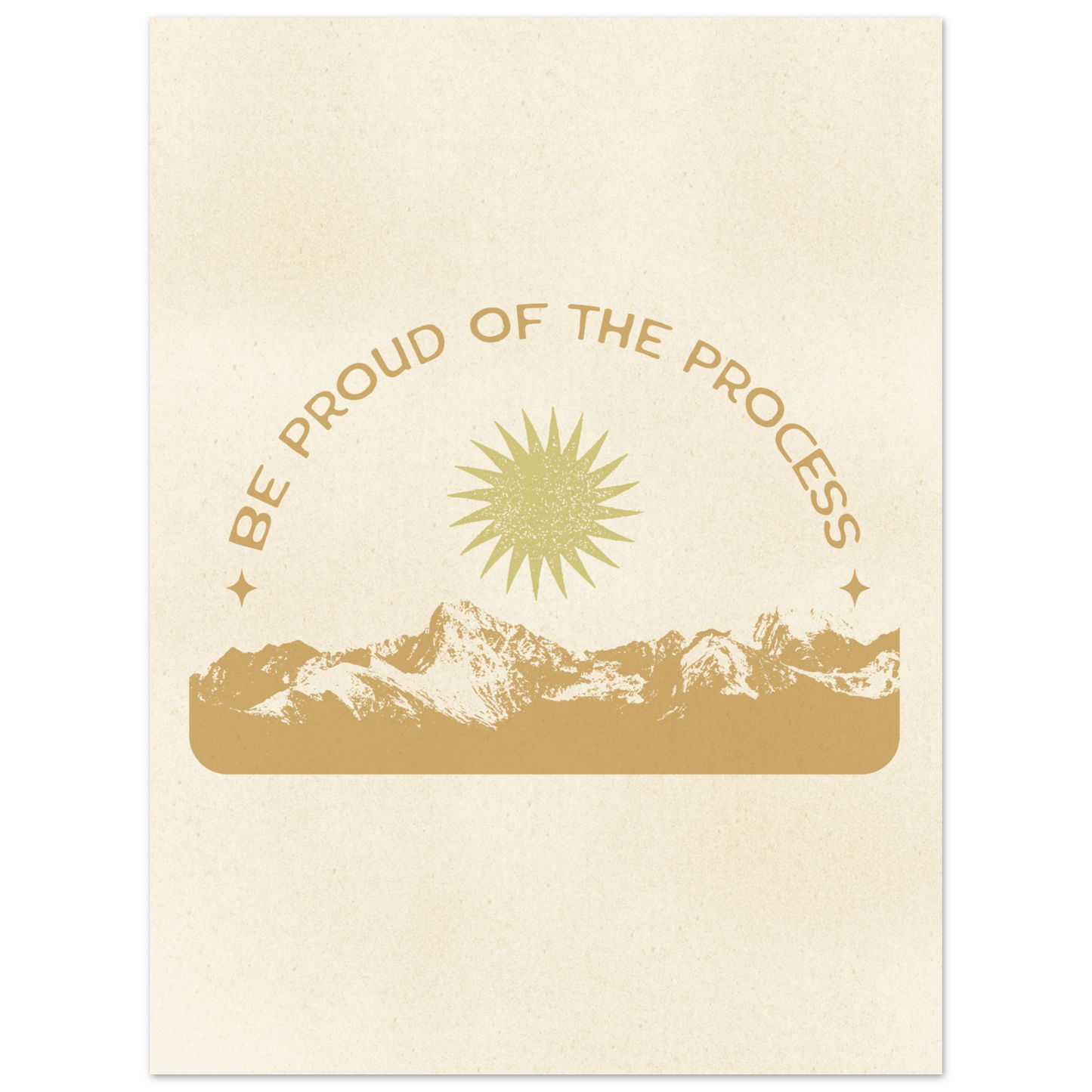 Be Proud of the Process – Print