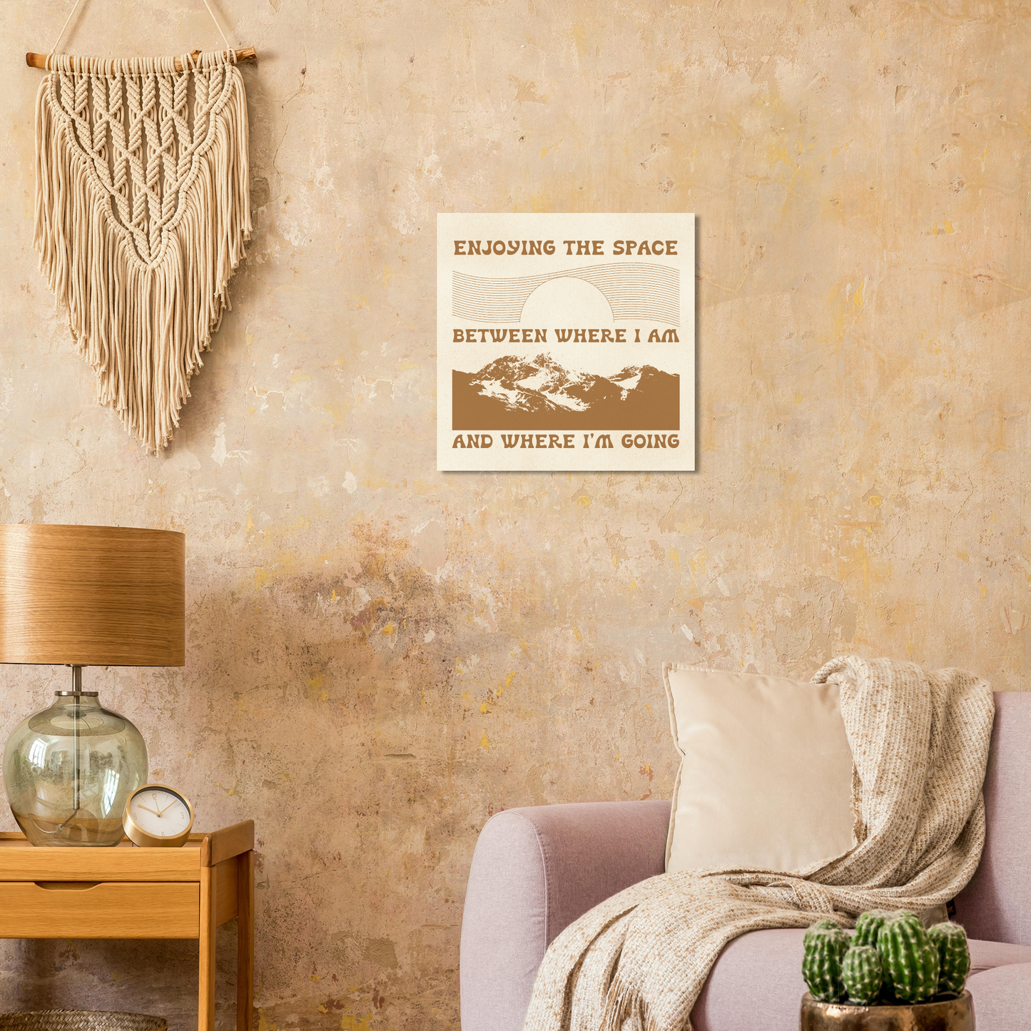 Enjoying the Space Between Where I Am and Where I'm Going – Print