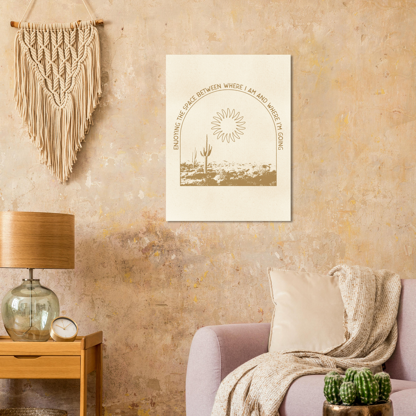Enjoying the Space Between Where I Am and Where I'm Going – Print