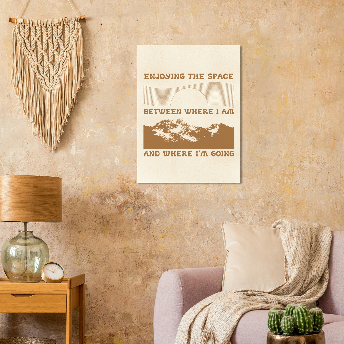 Enjoying the Space Between Where I Am and Where I'm Going – Print