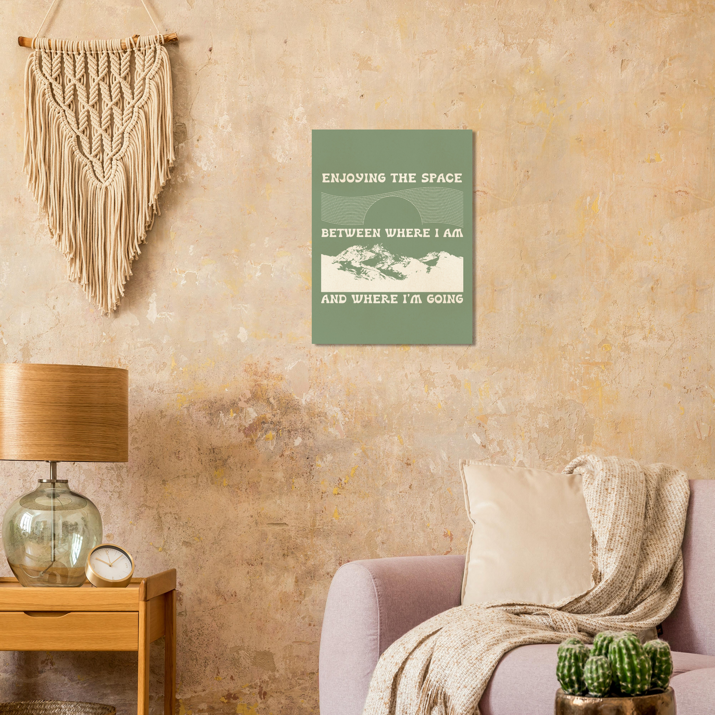 Enjoying the Space Between Where I Am and Where I'm Going – Print