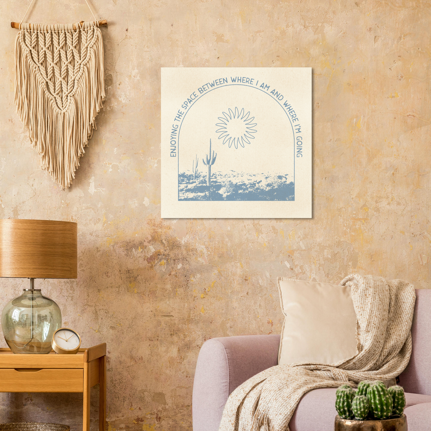 Enjoying the Space Between Where I Am and Where I'm Going – Print