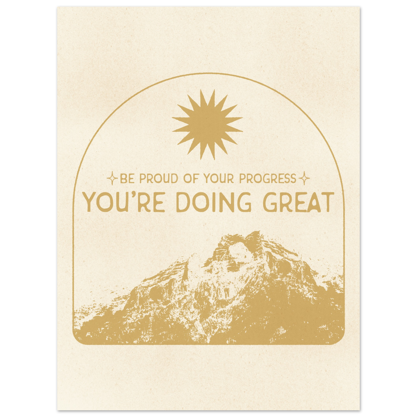 Be Proud of Your Progress – Print