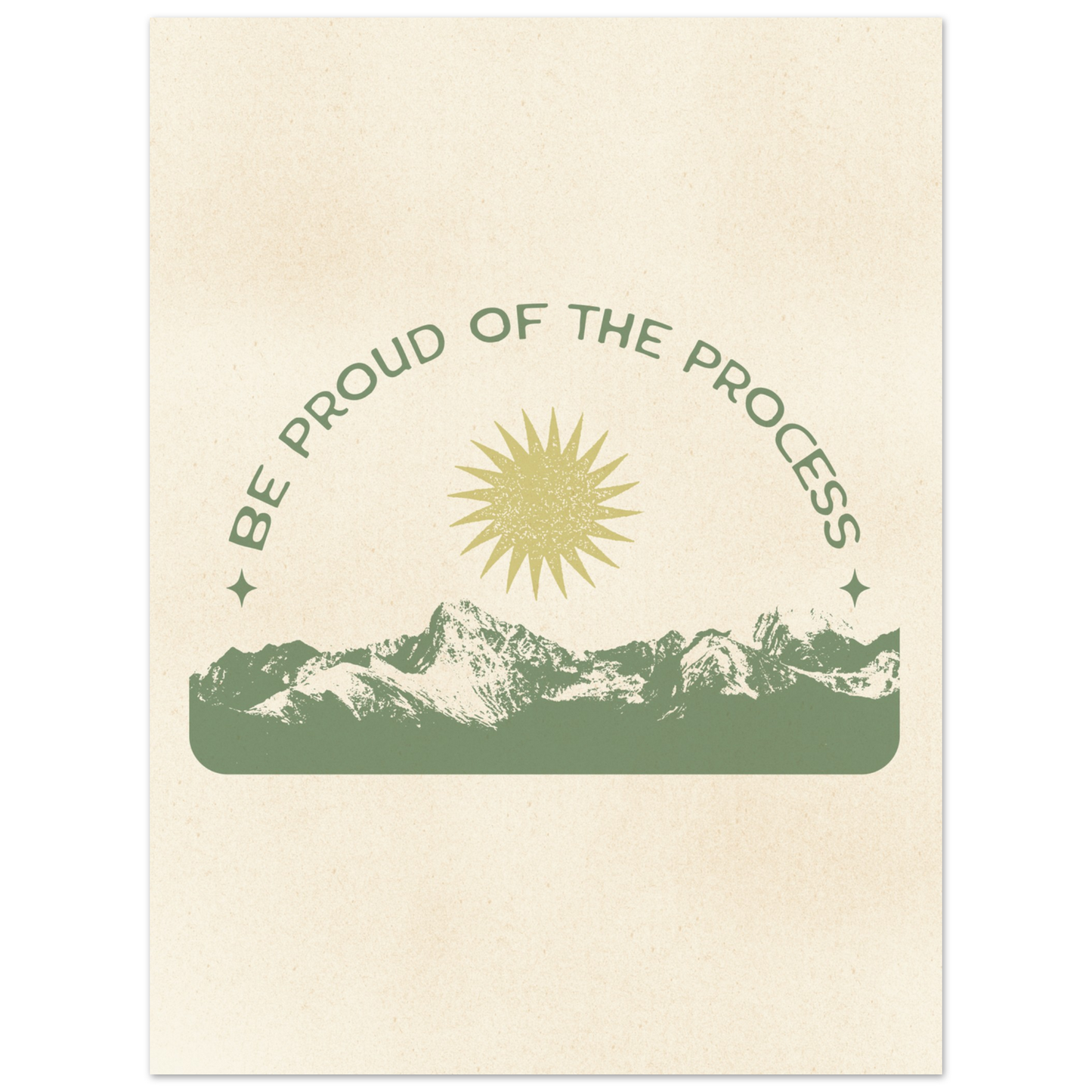Be Proud of the Process – Print