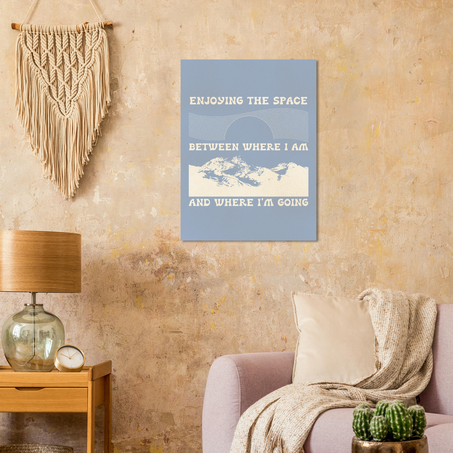 Enjoying the Space Between Where I Am and Where I'm Going – Print