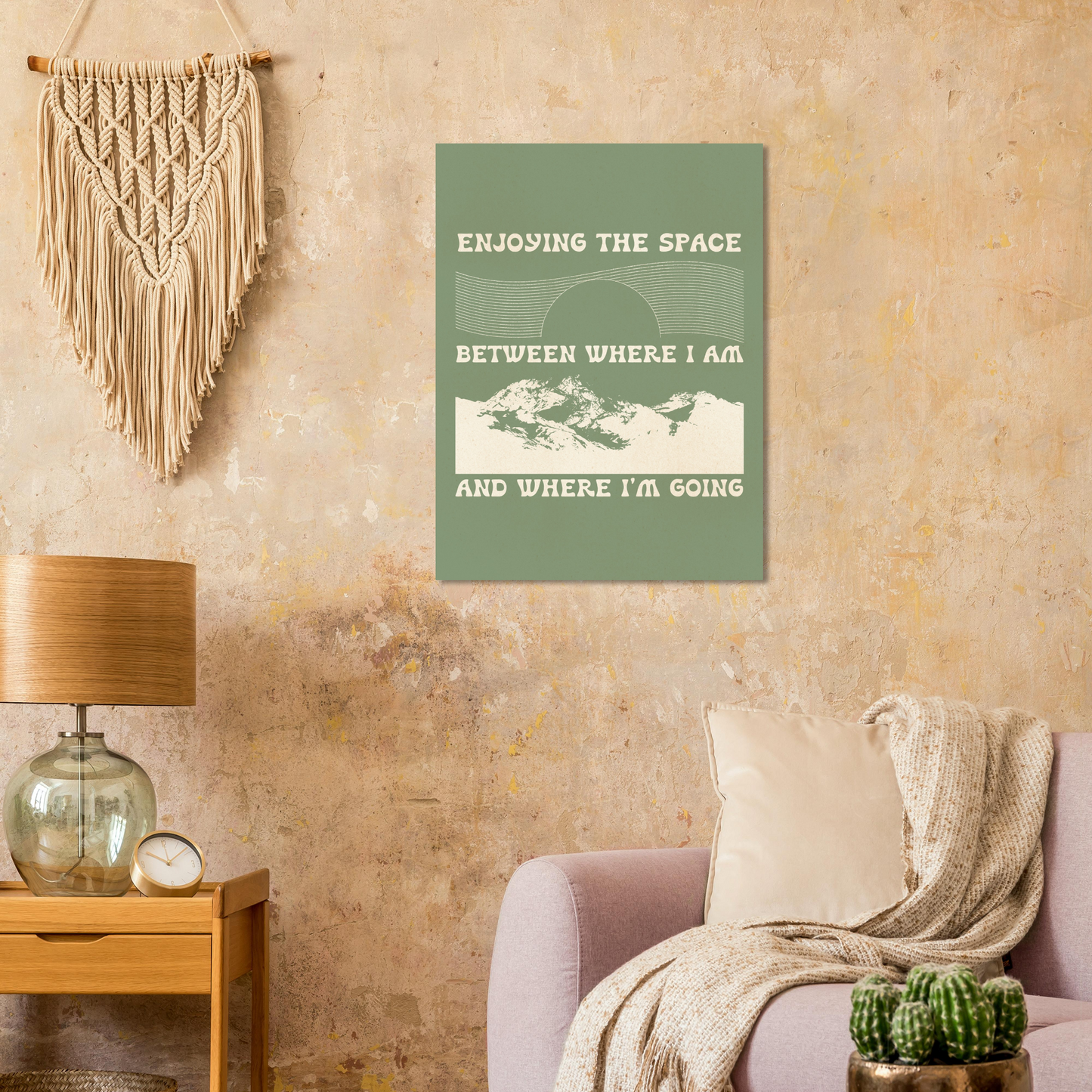 Enjoying the Space Between Where I Am and Where I'm Going – Print