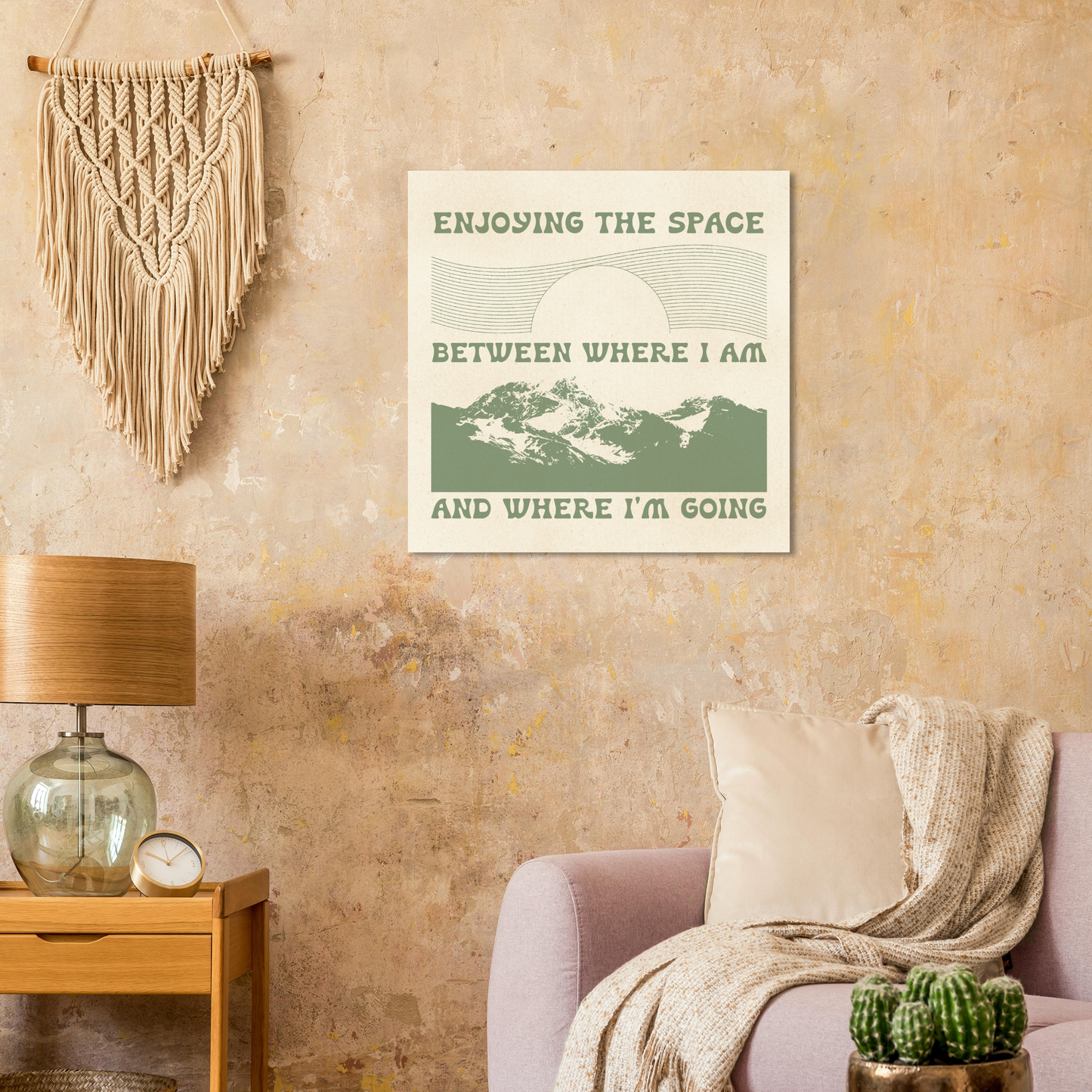 Enjoying the Space Between Where I Am and Where I'm Going – Print