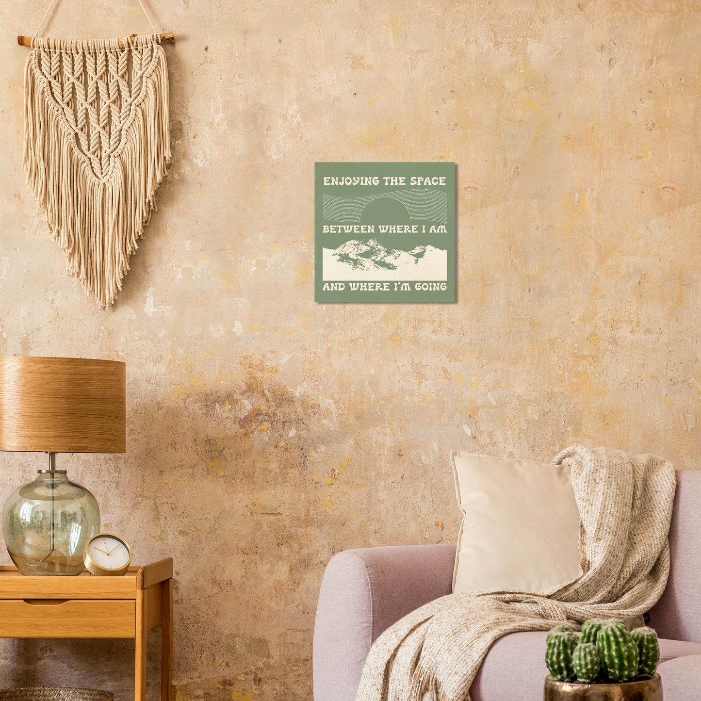 Enjoying the Space Between Where I Am and Where I'm Going – Print