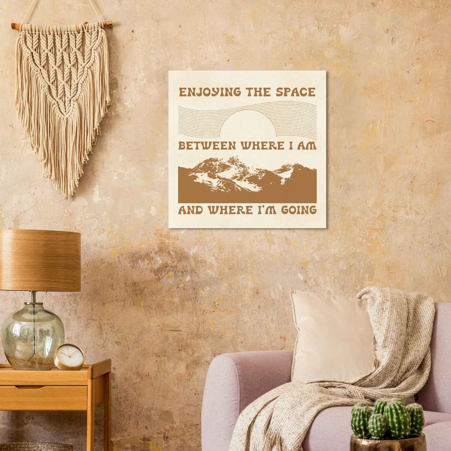 Enjoying the Space Between Where I Am and Where I'm Going – Print