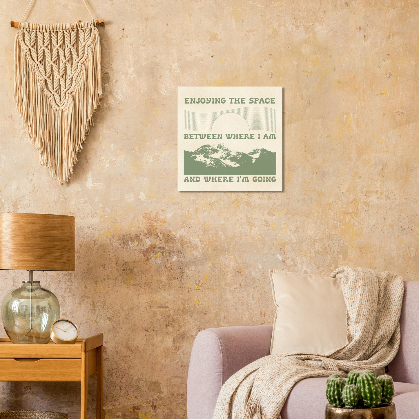 Enjoying the Space Between Where I Am and Where I'm Going – Print