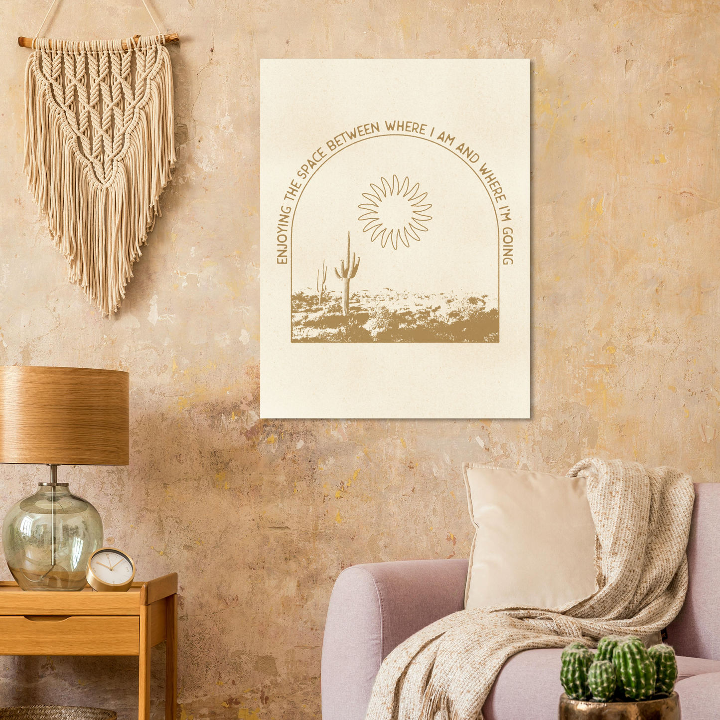 Enjoying the Space Between Where I Am and Where I'm Going – Print