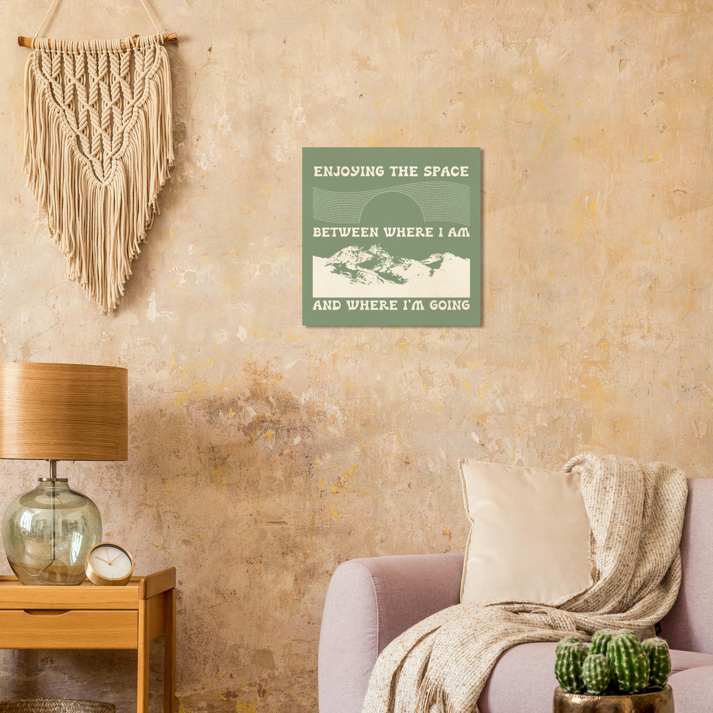 Enjoying the Space Between Where I Am and Where I'm Going – Print