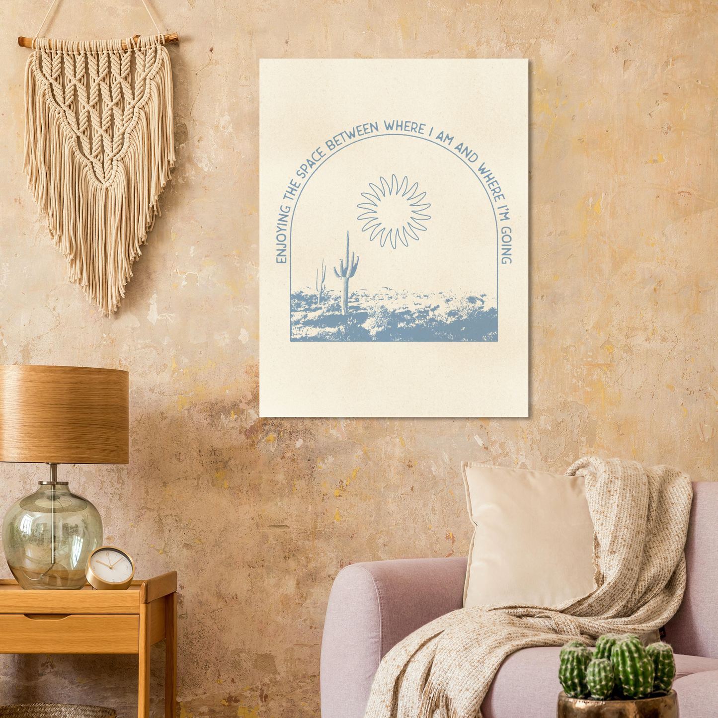 Enjoying the Space Between Where I Am and Where I'm Going – Print