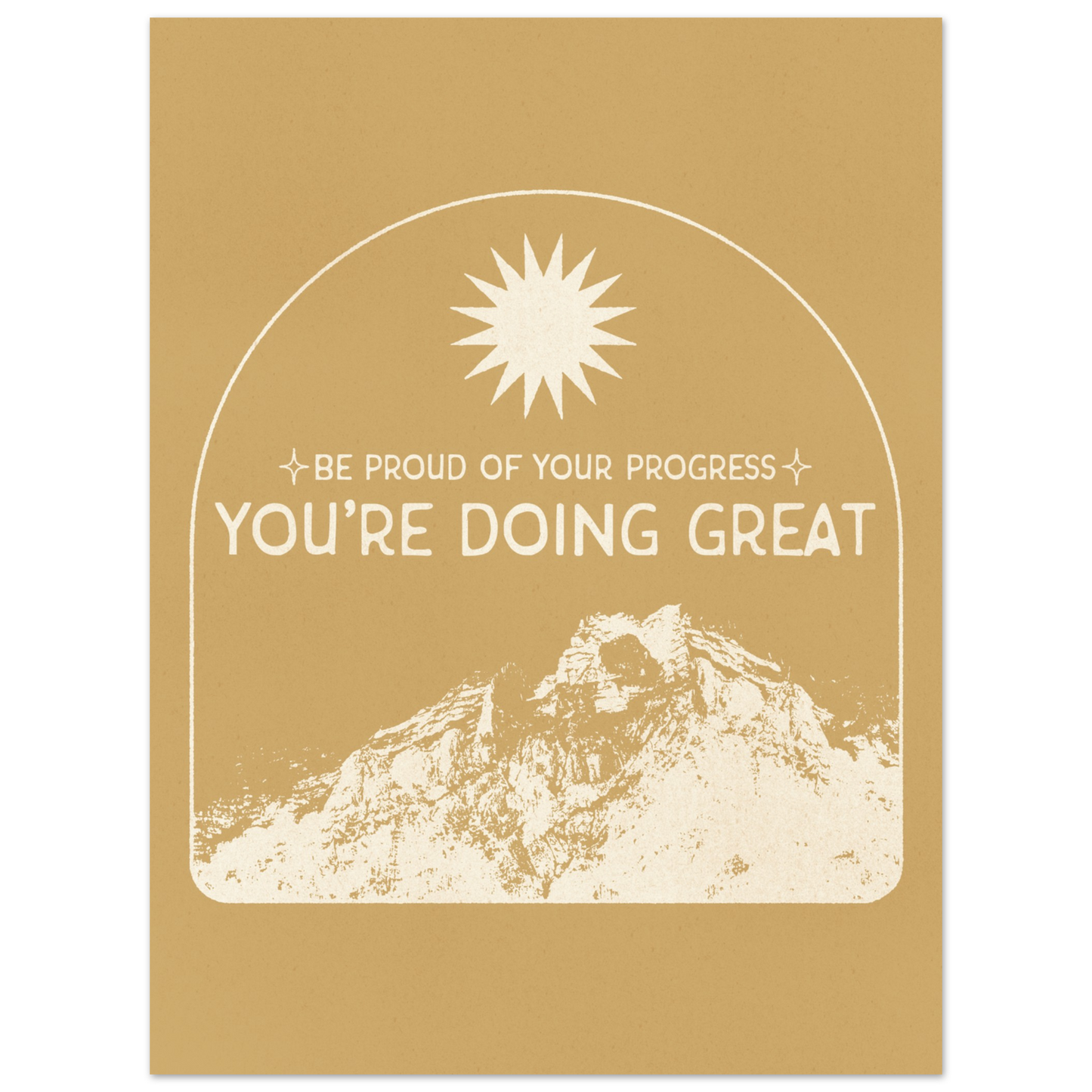 Be Proud of Your Progress – Print