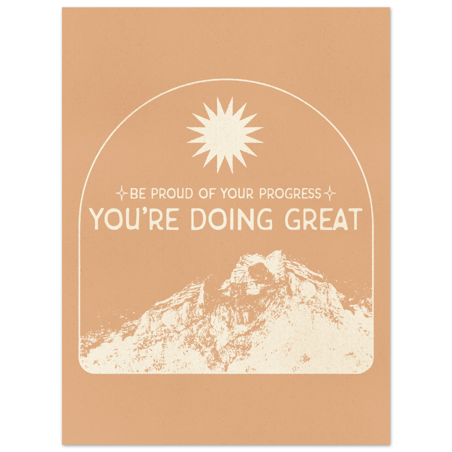 Be Proud of Your Progress – Print