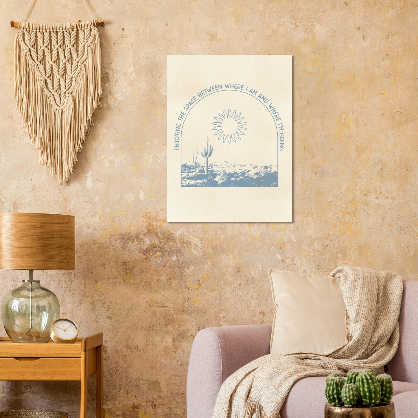 Enjoying the Space Between Where I Am and Where I'm Going – Print
