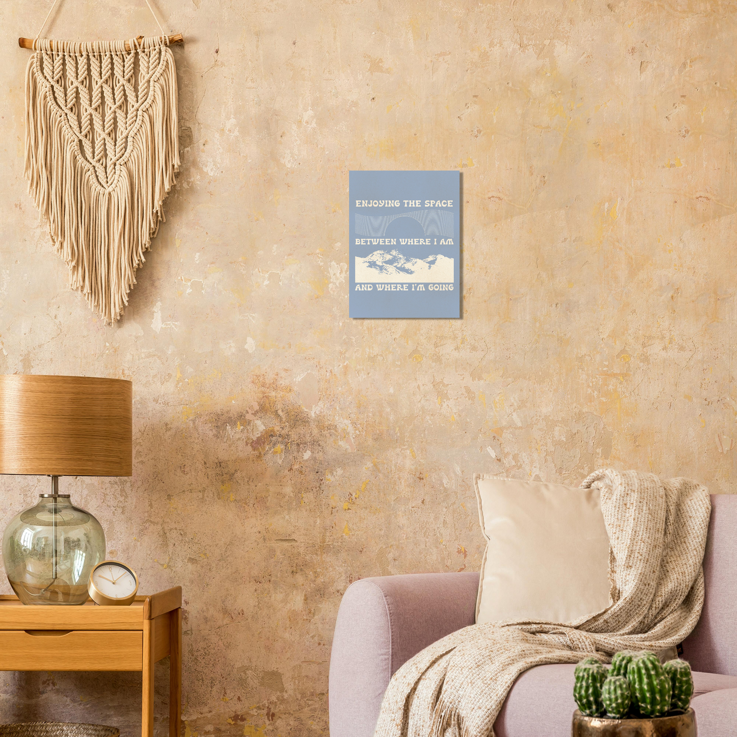 Enjoying the Space Between Where I Am and Where I'm Going – Print