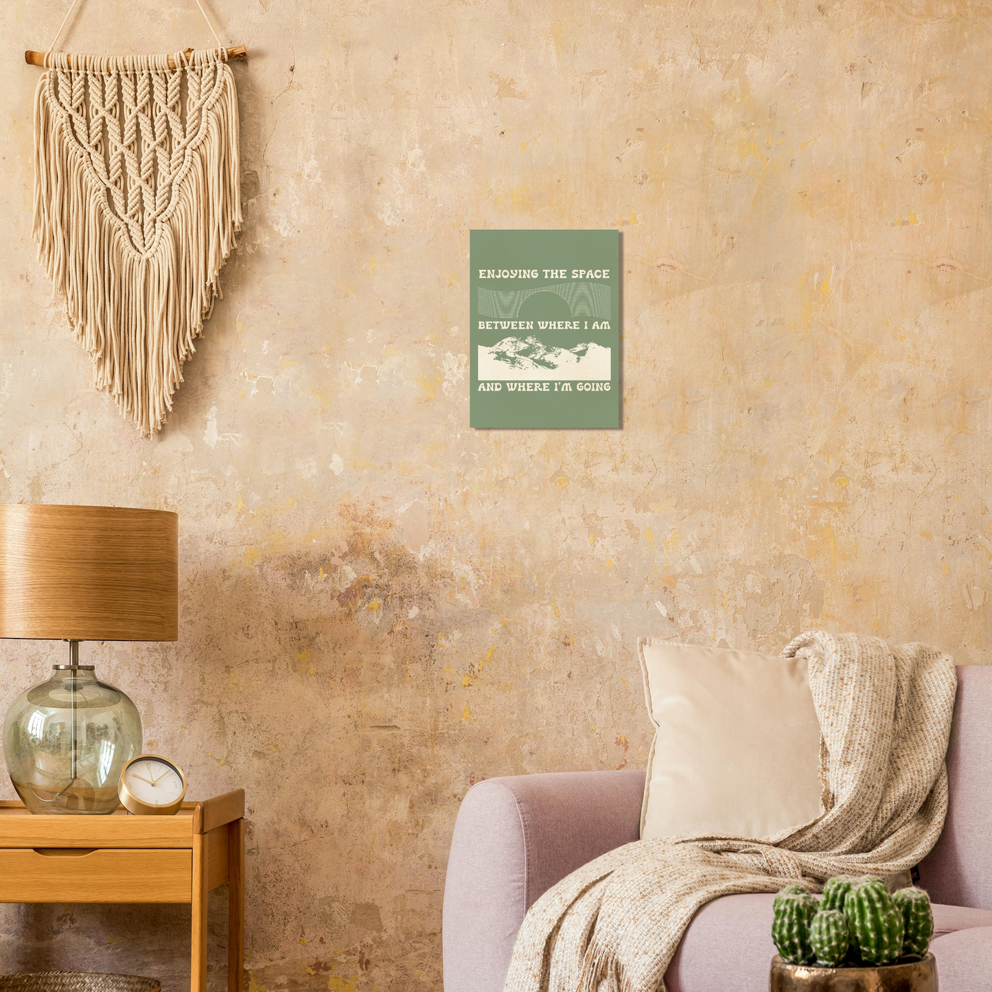 Enjoying the Space Between Where I Am and Where I'm Going – Print