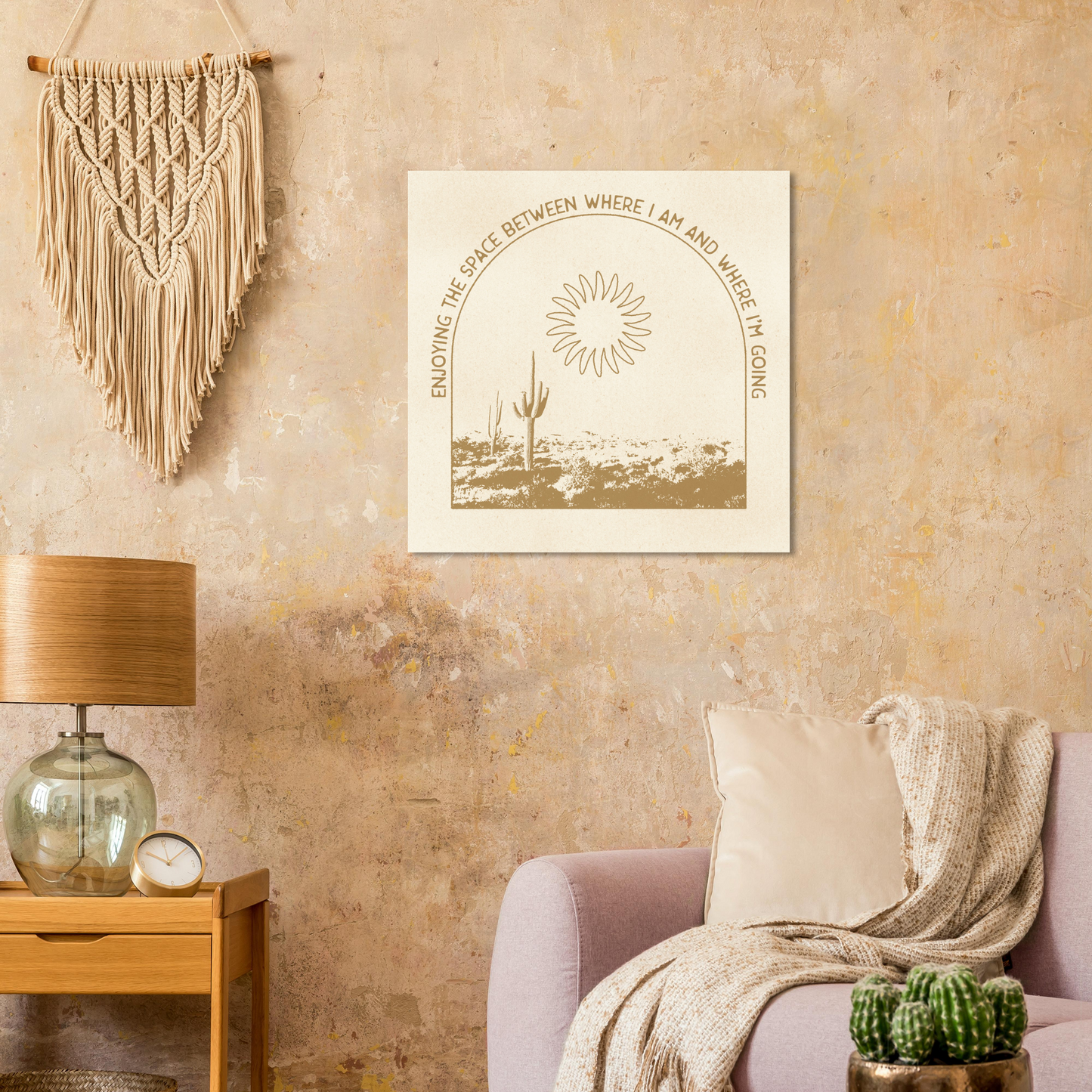 Enjoying the Space Between Where I Am and Where I'm Going – Print