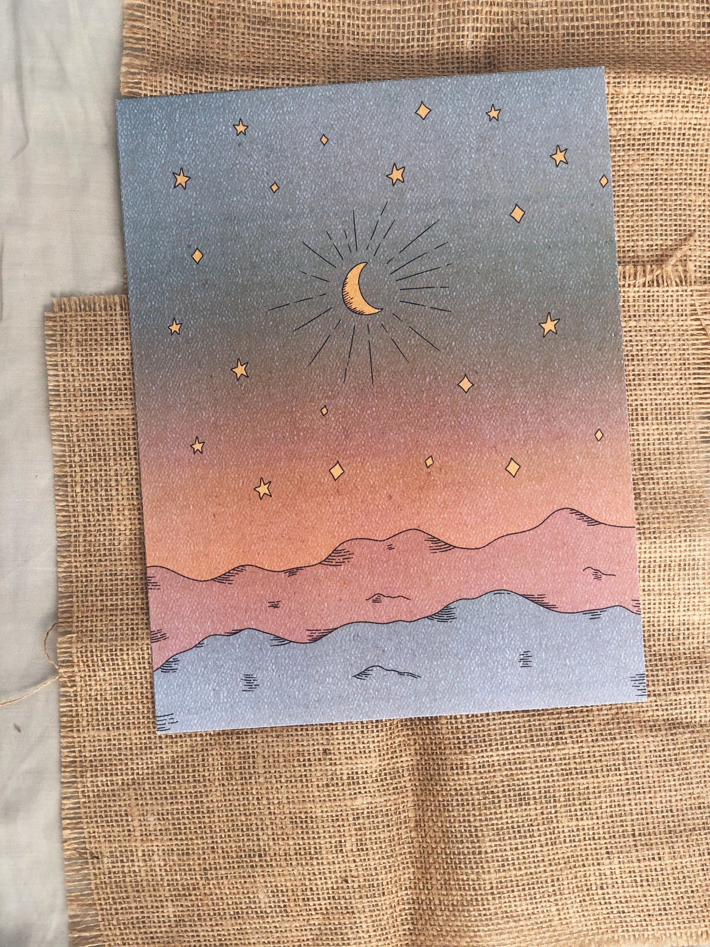 Sorbet Sunset Print