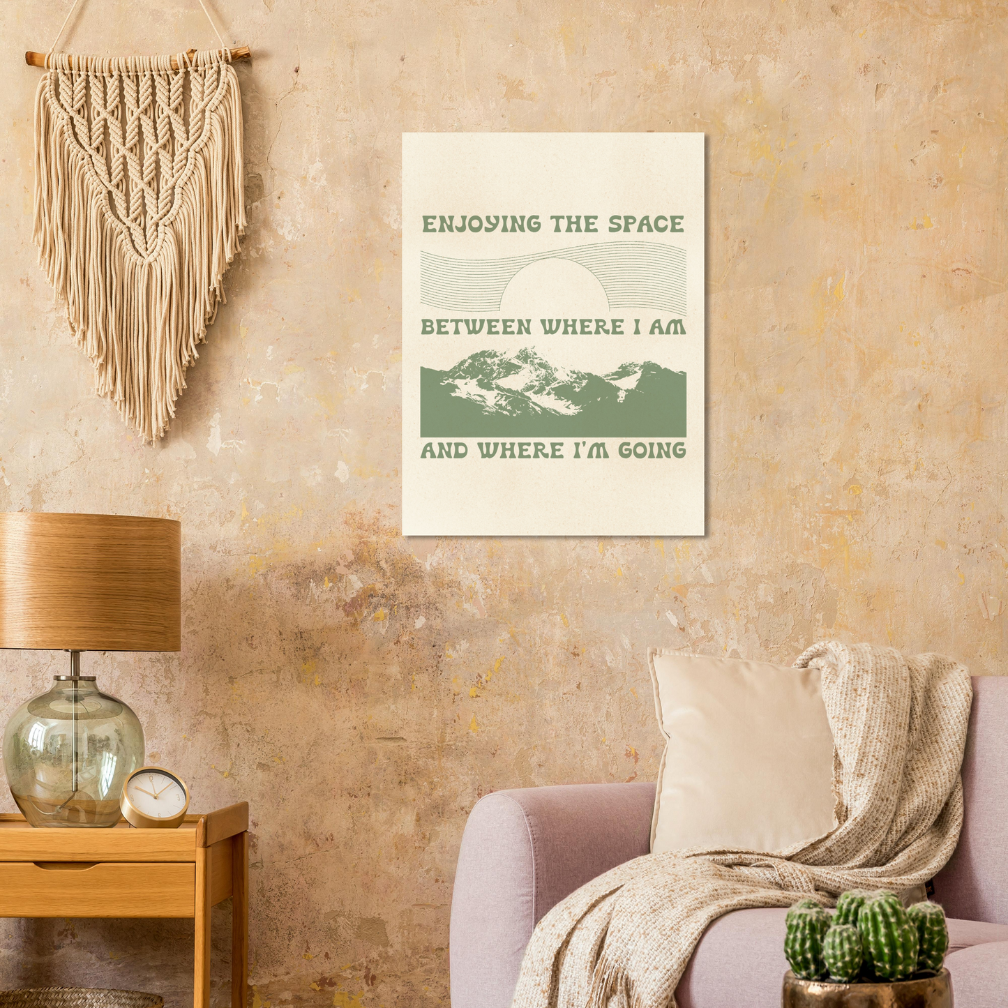 Enjoying the Space Between Where I Am and Where I'm Going – Print