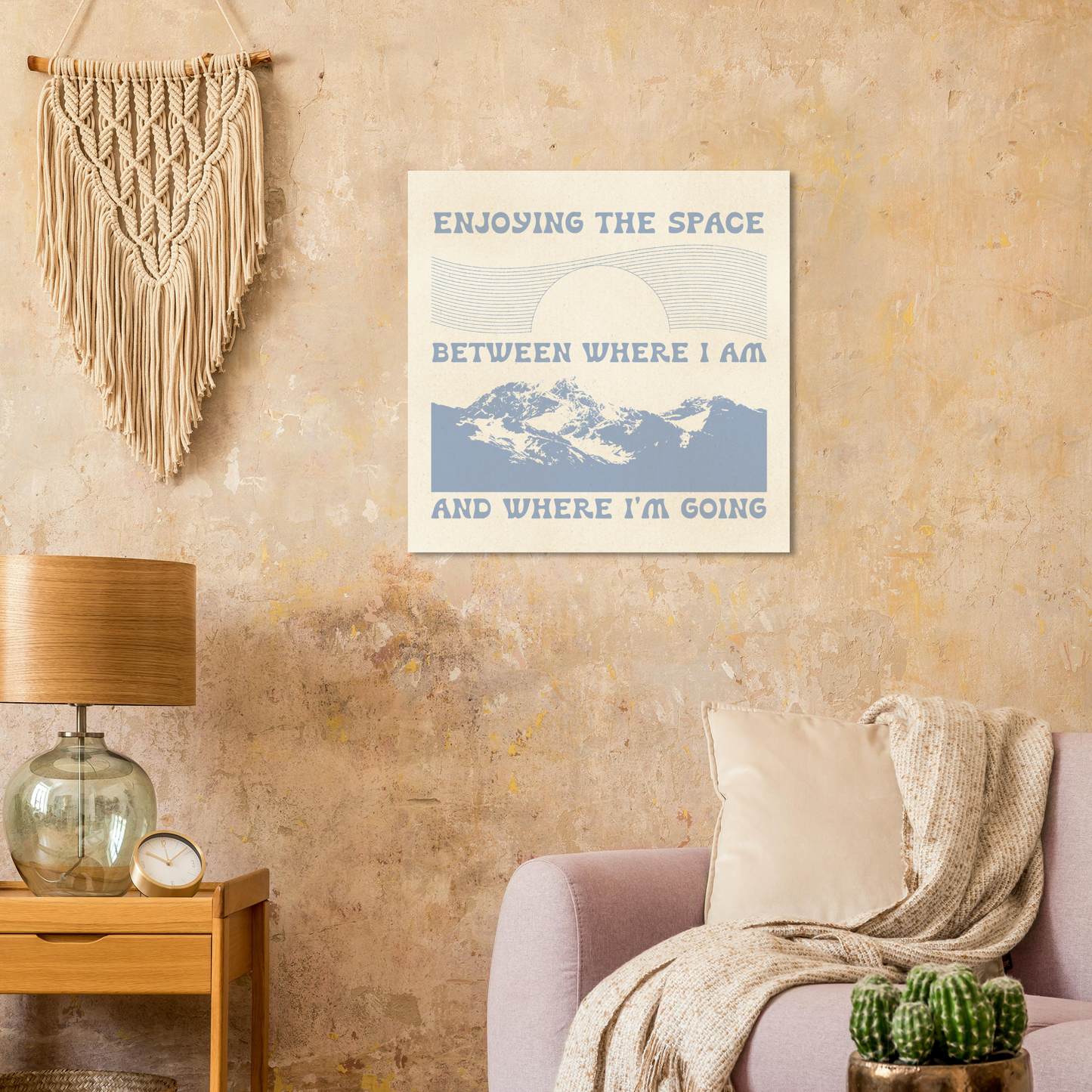 Enjoying the Space Between Where I Am and Where I'm Going – Print