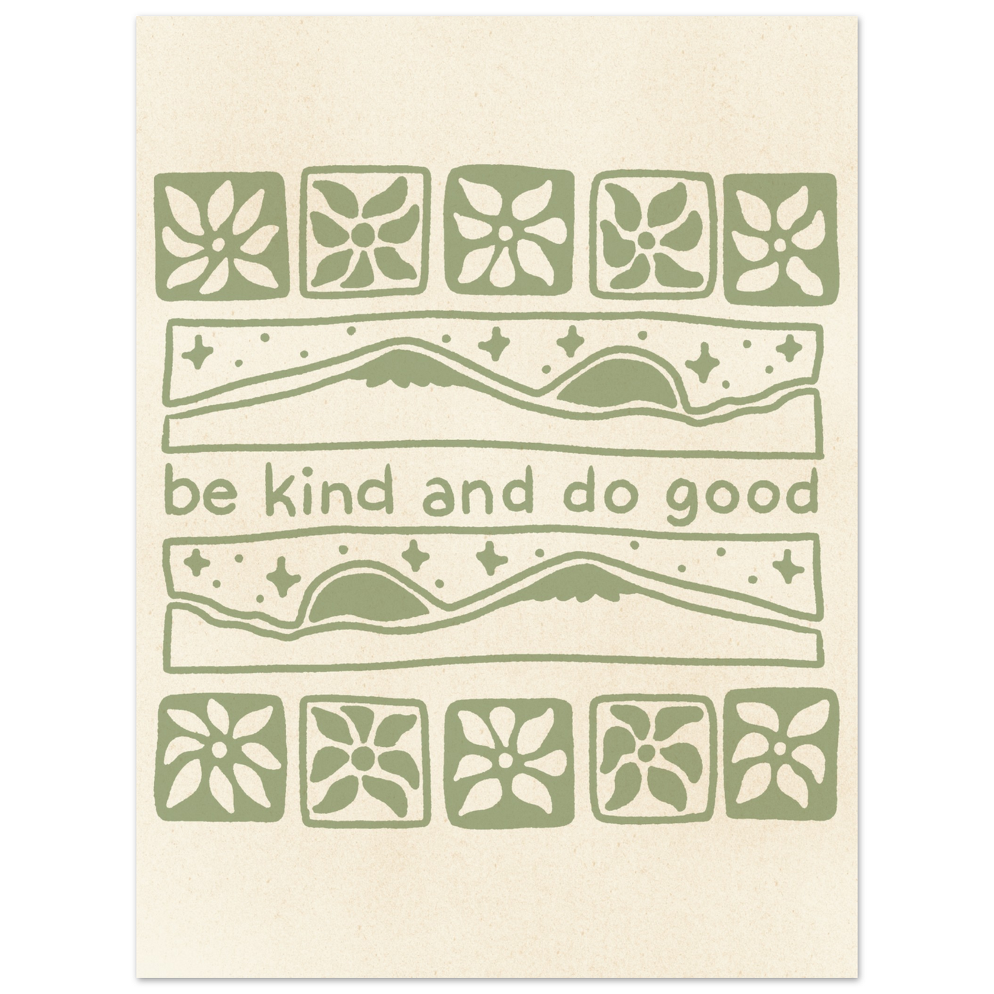 Be Kind and Do Good – Print