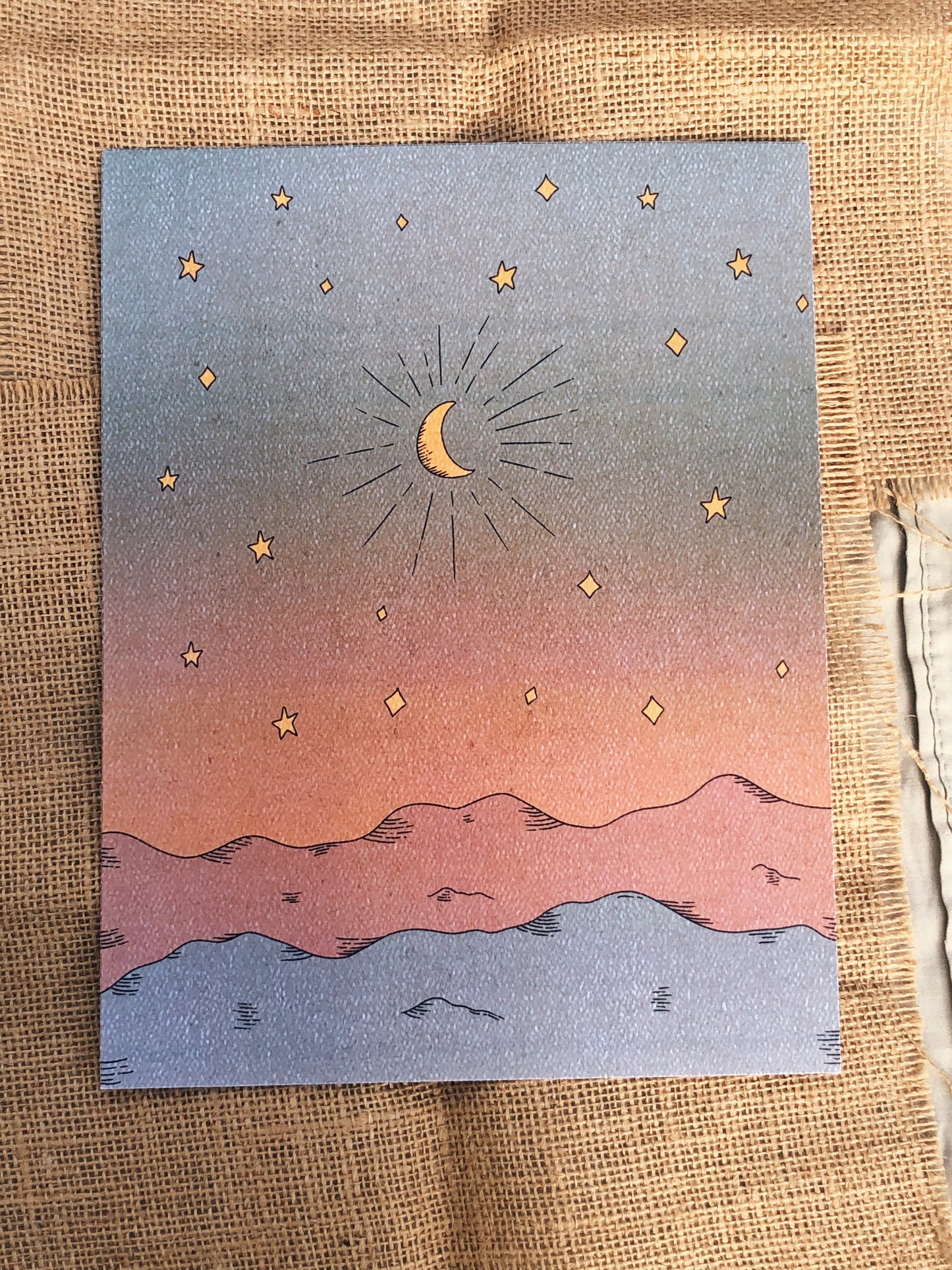 Sorbet Sunset Print