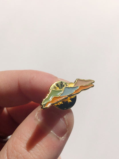 Mini Mountain Enamel Pin