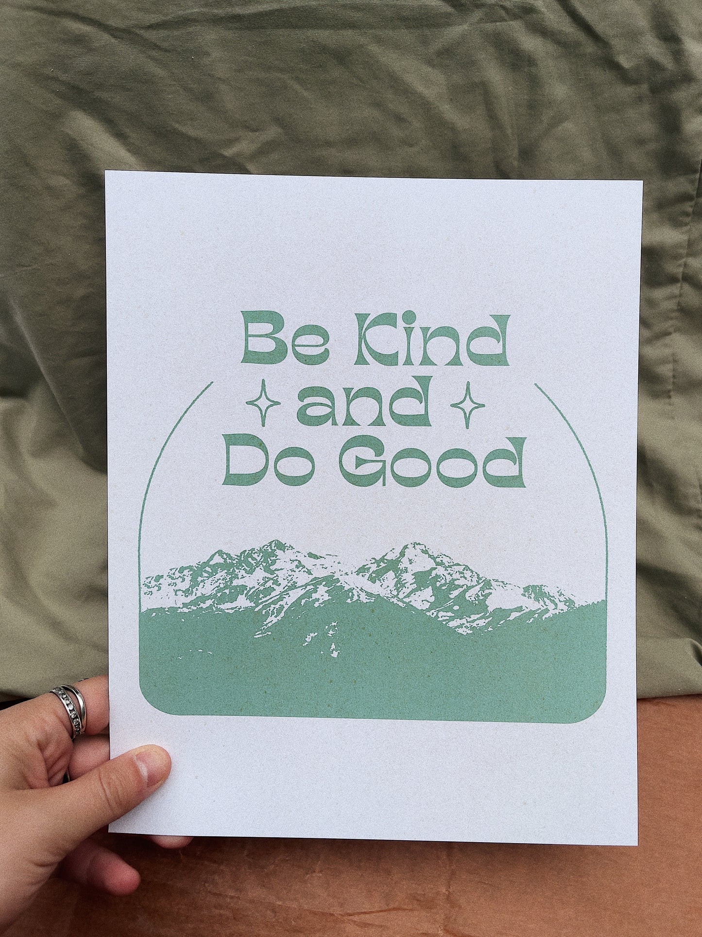 Be Kind and Do Good - Print