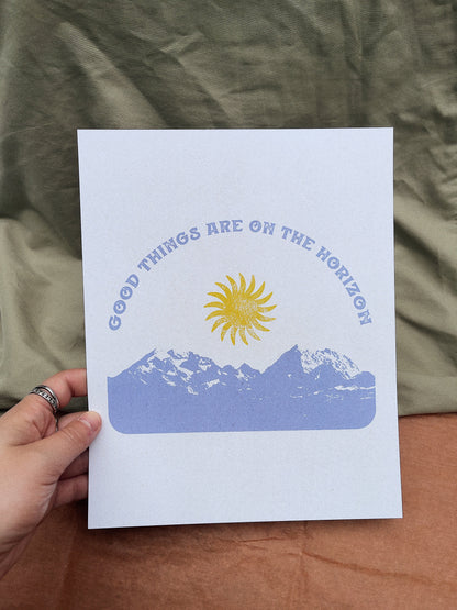 Good Things are on the Horizon – Print