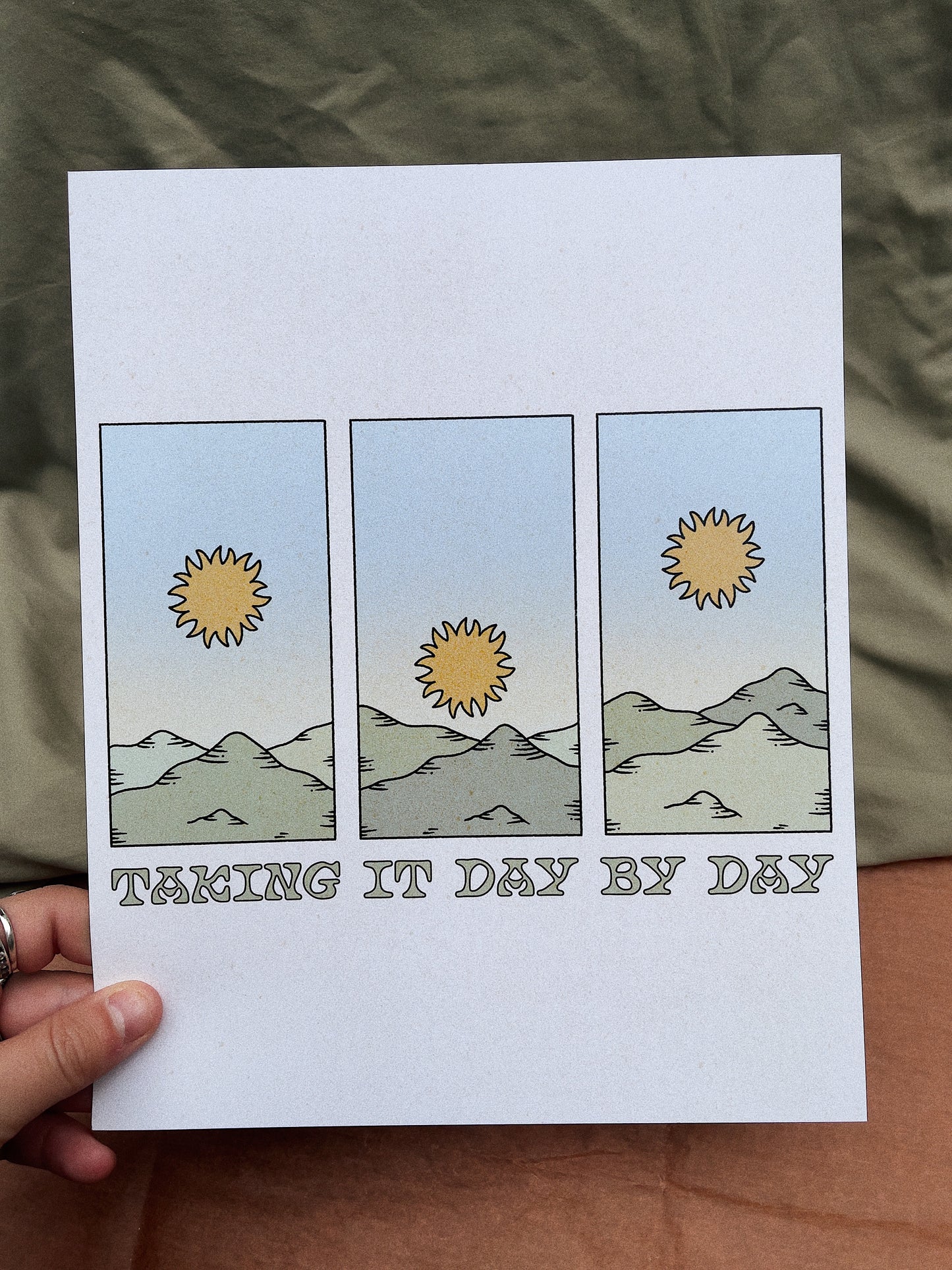 Taking it Day by Day Print