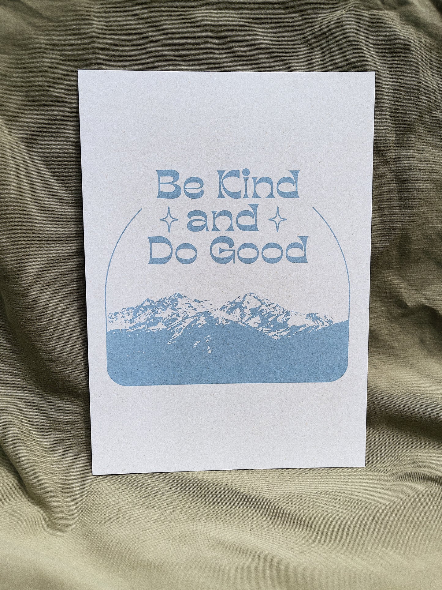 Be Kind and Do Good - Print