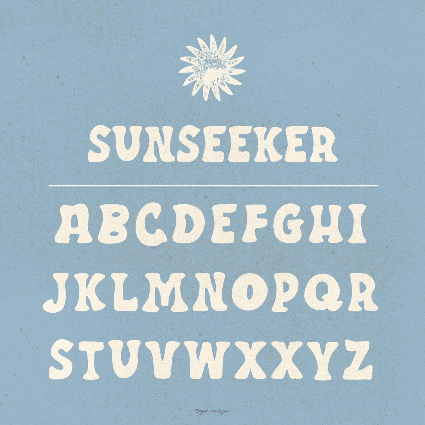 'Sunseeker' Font (Digital Download)