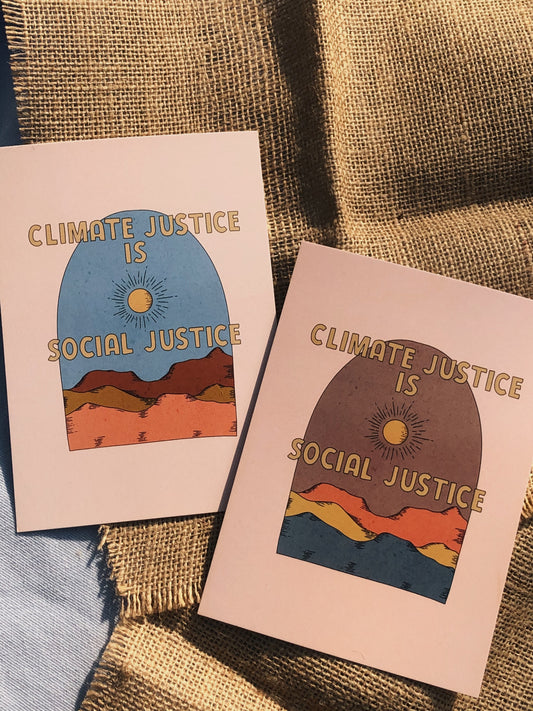 Climate Justice is Social Justice - Print Set