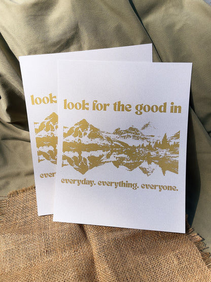 Look for the Good - Print