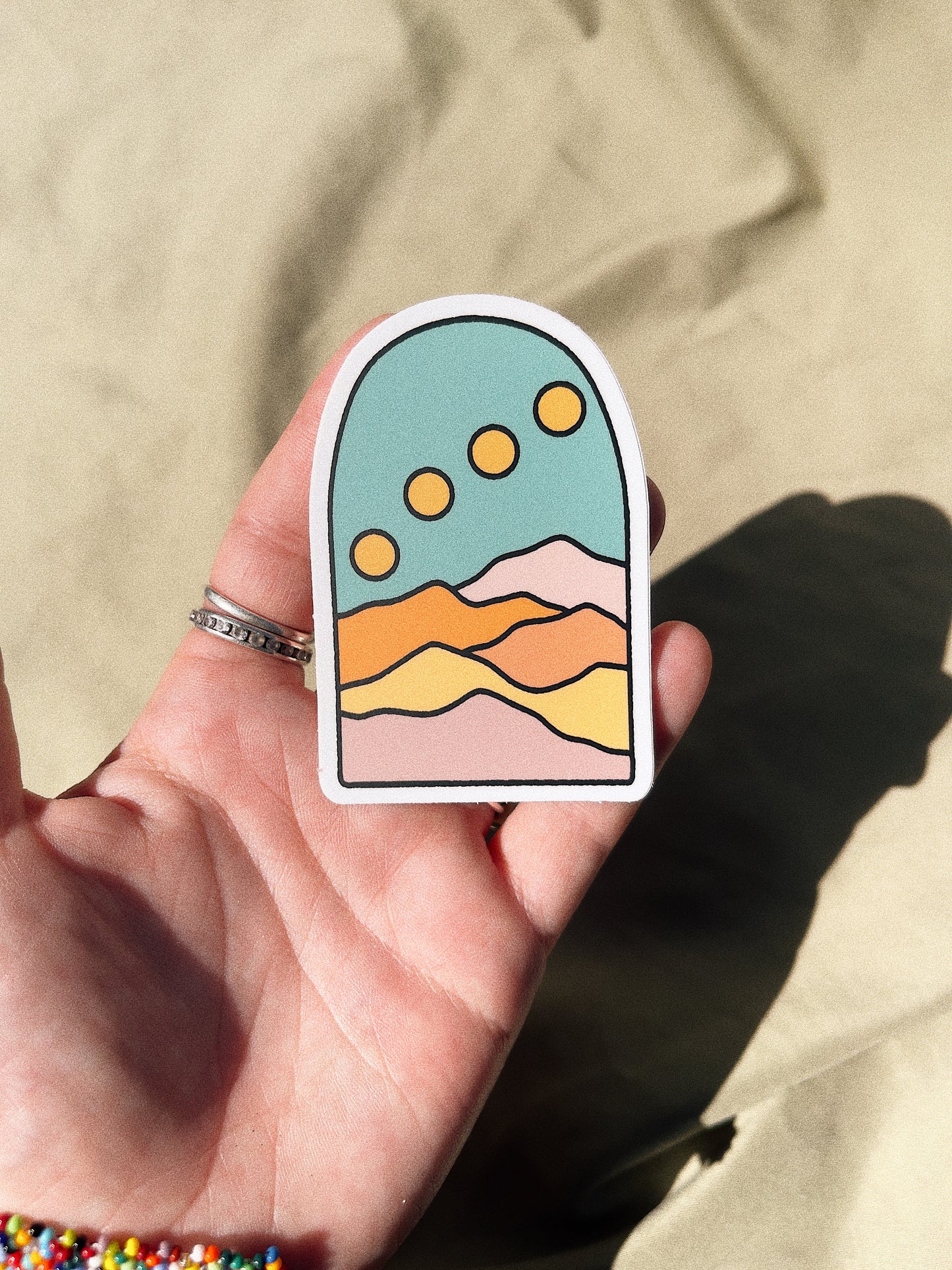 Mountain Magic Arch Sticker