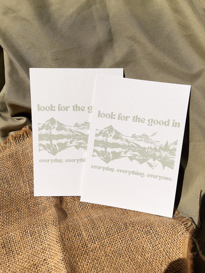 Look for the Good - Print