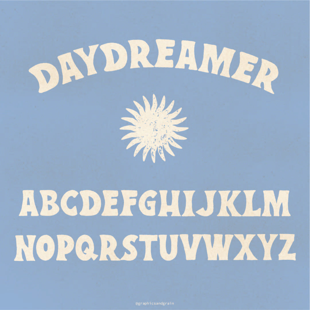 'Daydreamer' Font (Digital Download)