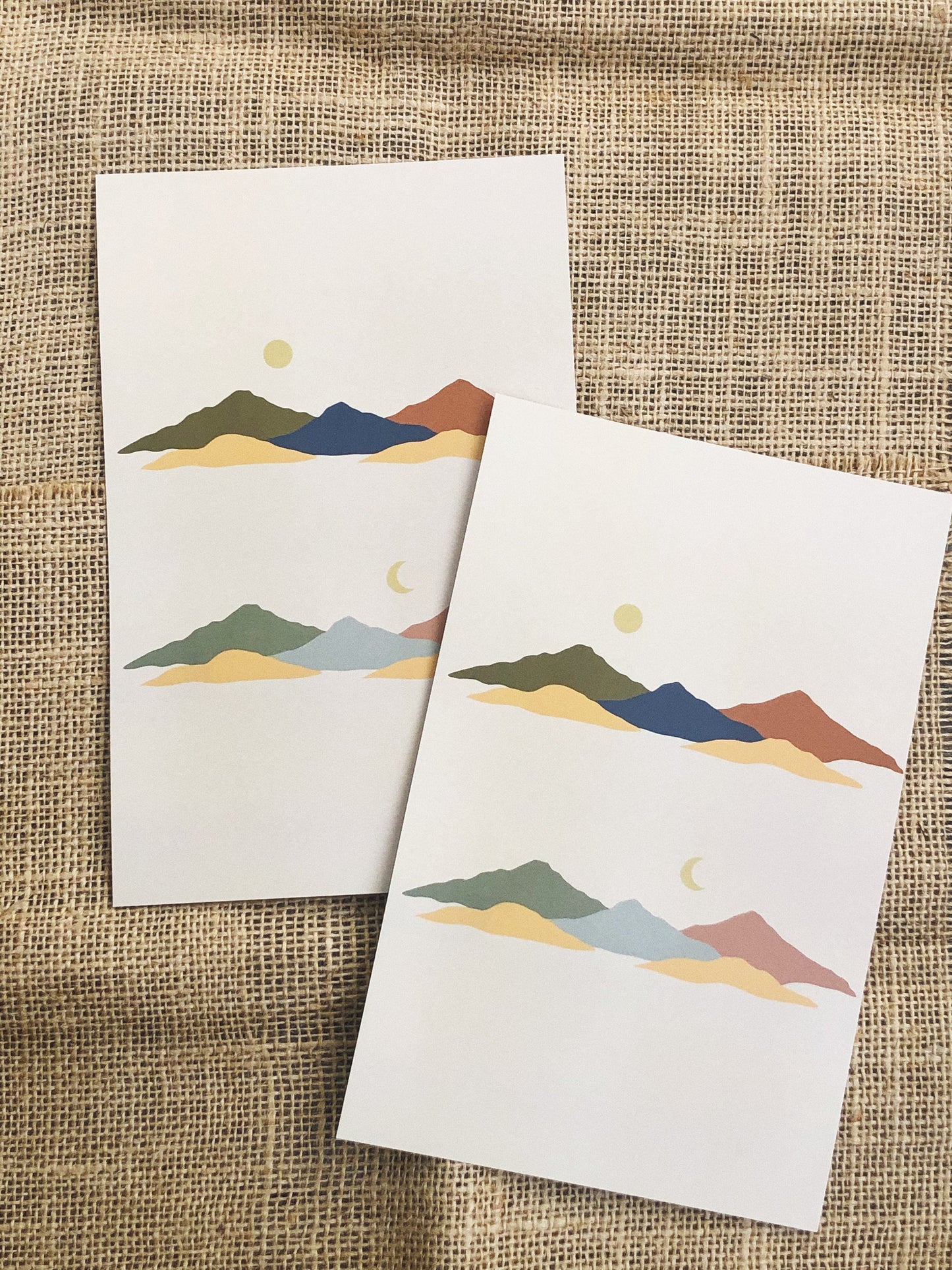 Double Mountain Art Print